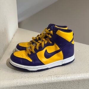 Size‎ 6.5Y (GS) - Nike Dunk High “Lakers”
